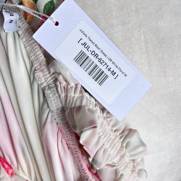 NWT Baltic Born Julieta Tiered Maxi Dress Floral M - Picture 7 of 8